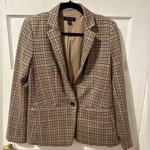 Plaid Blazer